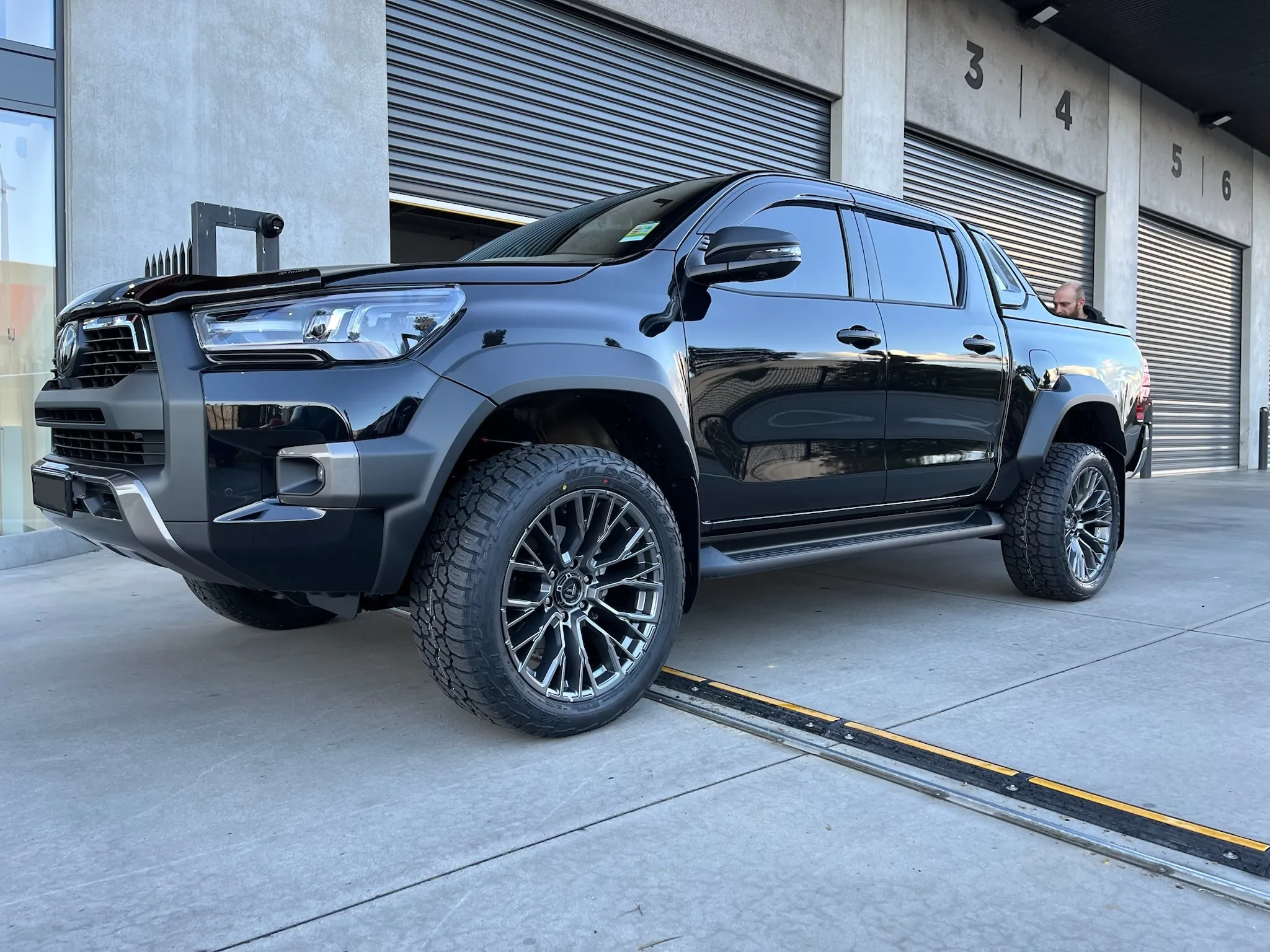 TOYOTA HILUX with FUEL REBAR 20X9 GUNMETAL WHEELS |  | TOYOTA